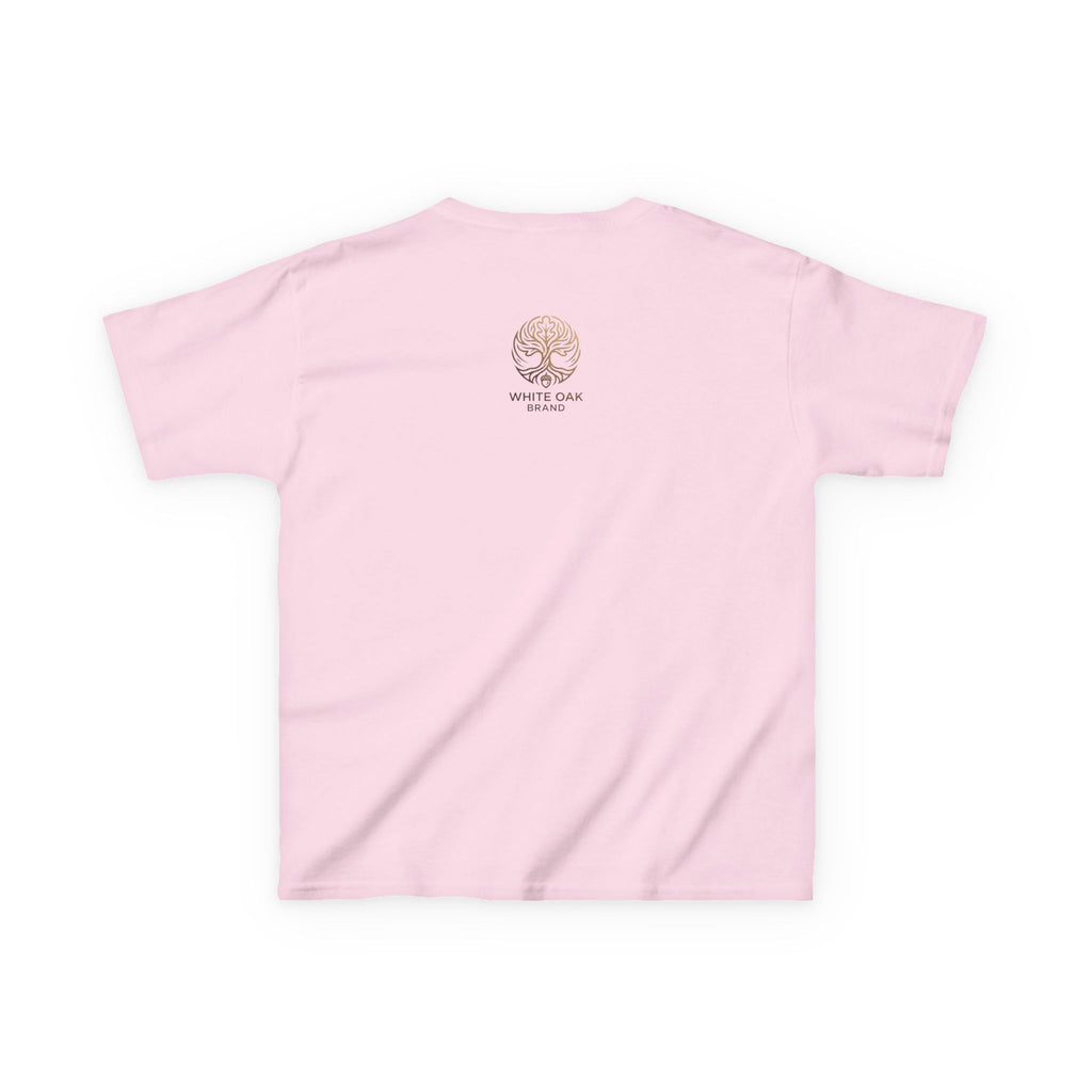 Kids White Oak Tree Tee – Vintage Botanical Tree Graphic Shirt