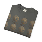 White Oak Brand Repeat Logo T-Shirt — Vintage Tree Skull Graphic Tee