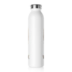 Slim Water Bottle — Elegant White Oak Logo Stainless Steel Insulated Bottle