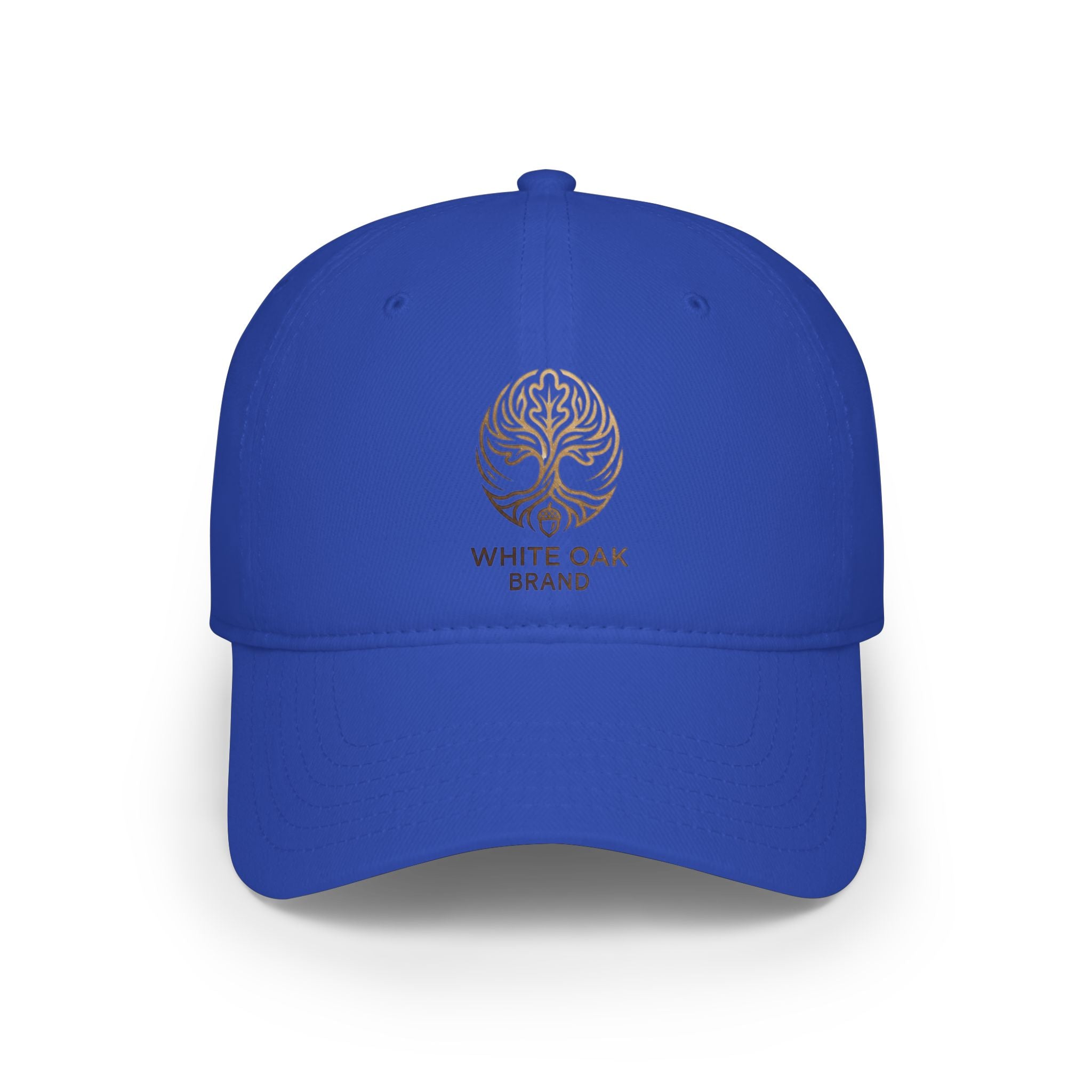 Embroidered White Oak Logo Baseball Cap