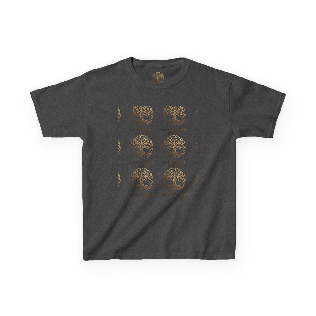 Kids White Oak Tree Tee – Vintage Botanical Tree Graphic Shirt