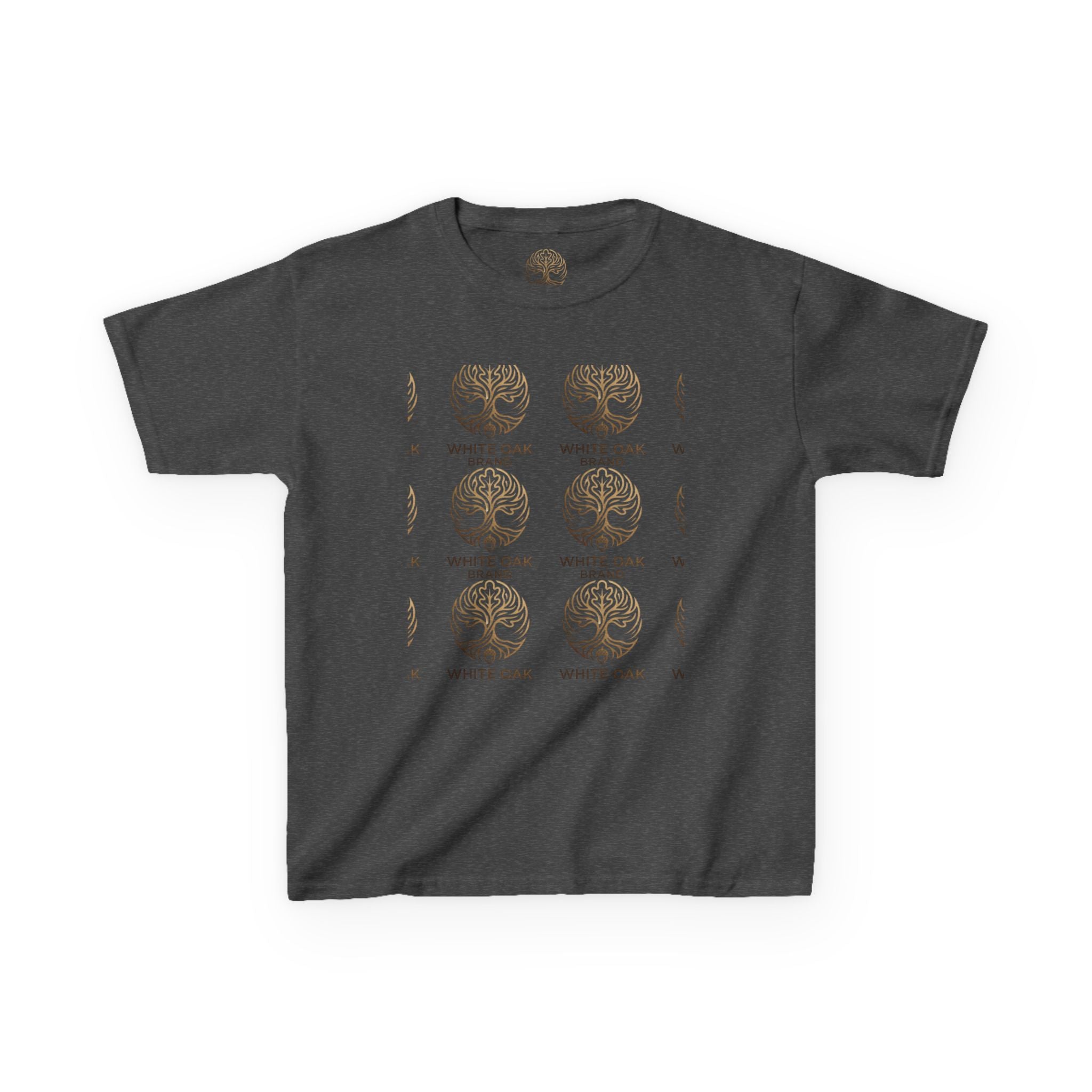 Kids White Oak Tree Tee – Vintage Botanical Tree Graphic Shirt