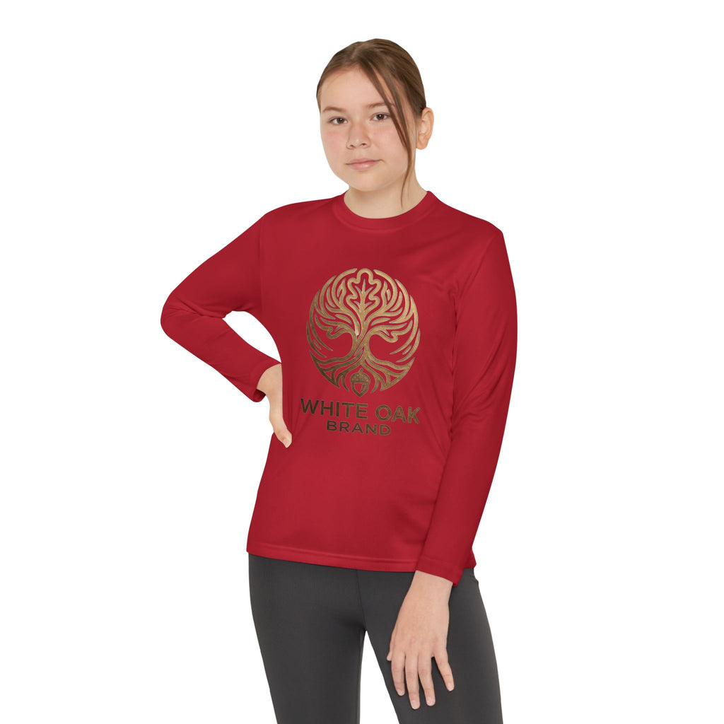 White Oak Logo Youth Long Sleeve Tee
