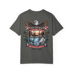 White Oak Brand Repeat Logo T-Shirt — Vintage Tree Skull Graphic Tee