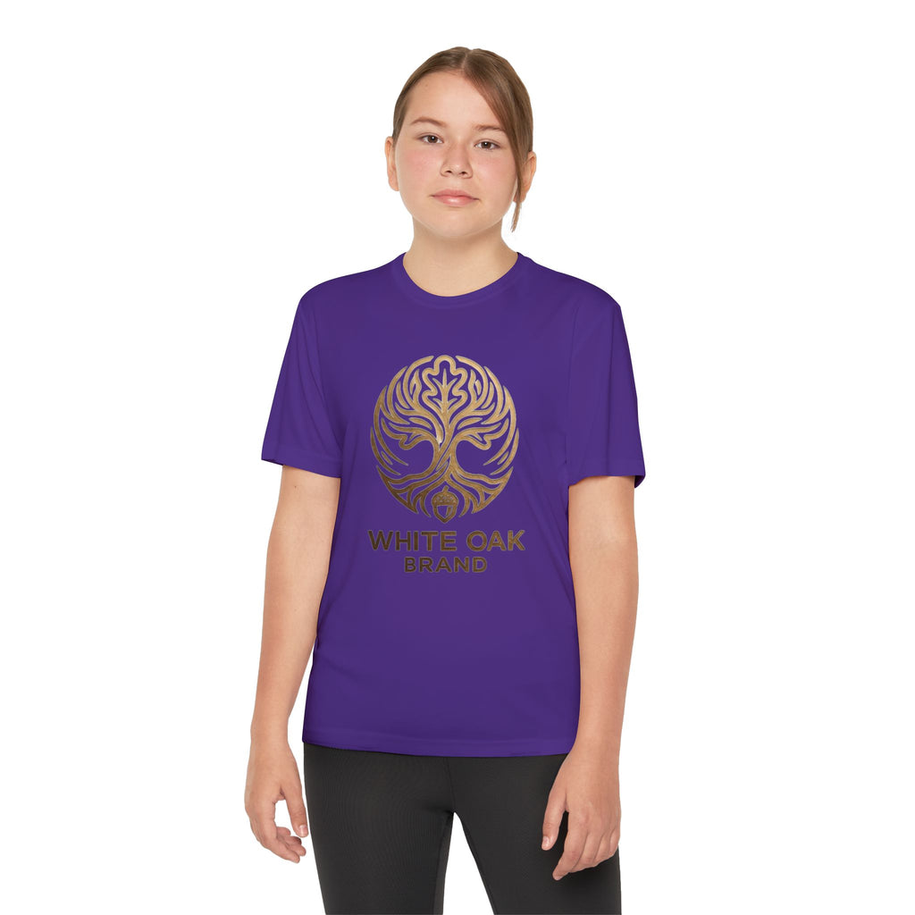 White Oak Brand Youth Tee — Tree Logo Athletic Shirt