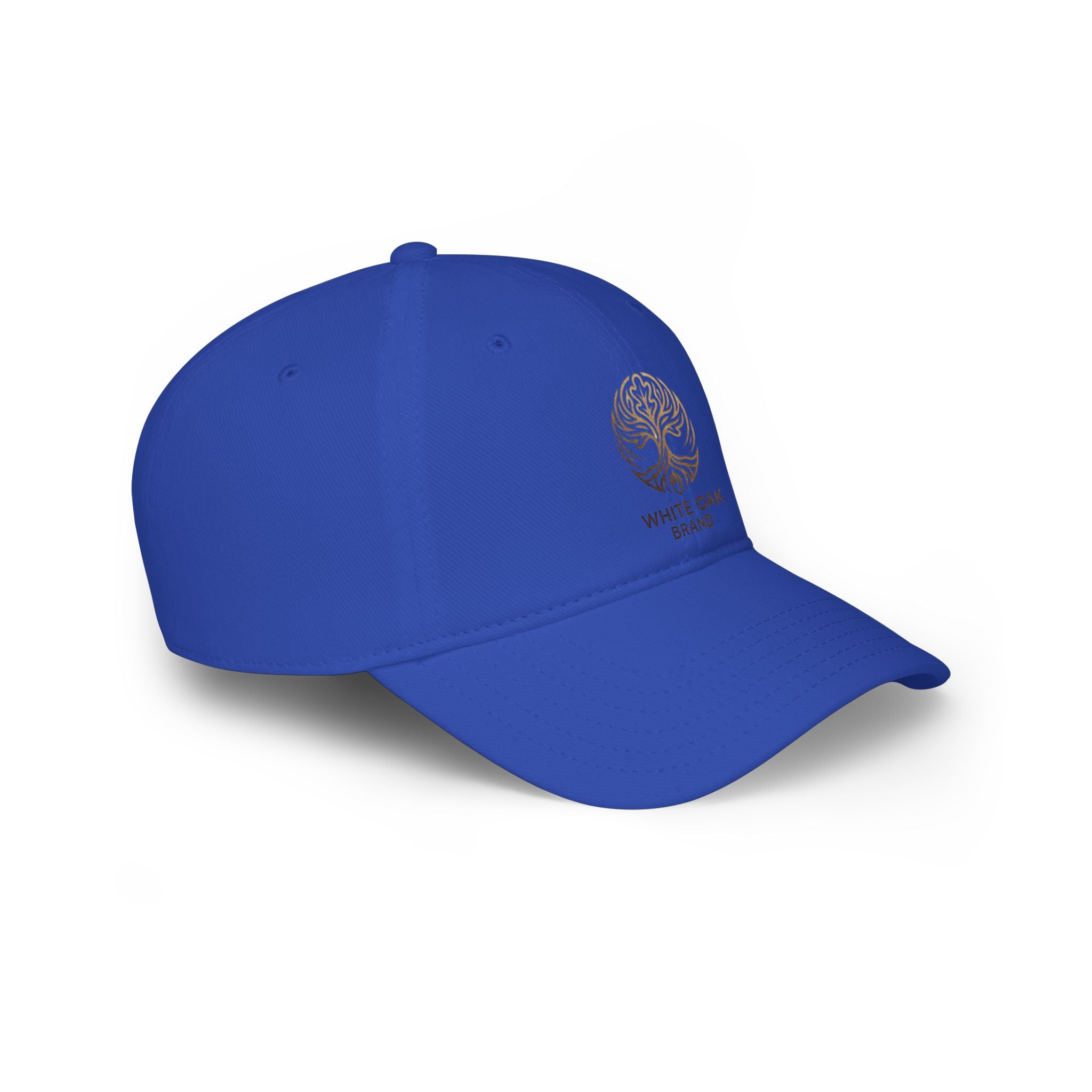 Embroidered White Oak Logo Baseball Cap
