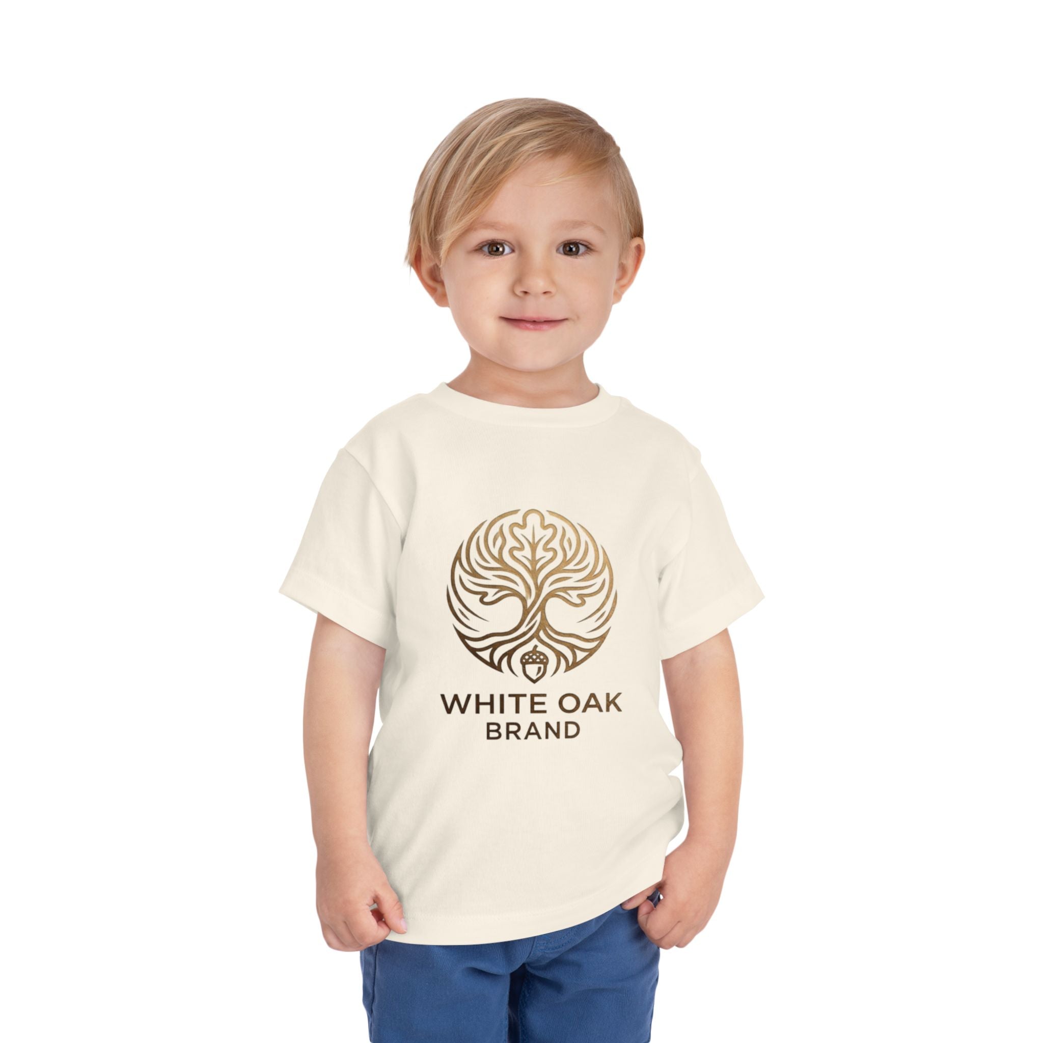Toddler Tee — White Oak Brand Logo Kids' Short Sleeve Shirt