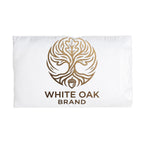White Oak Logo Pillowcase — Branded Microfiber Pillow Cover