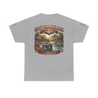 White Oak Brand 'Land of the Free' Graphic Tee — Patriotic Outdoorsman T-Shirt