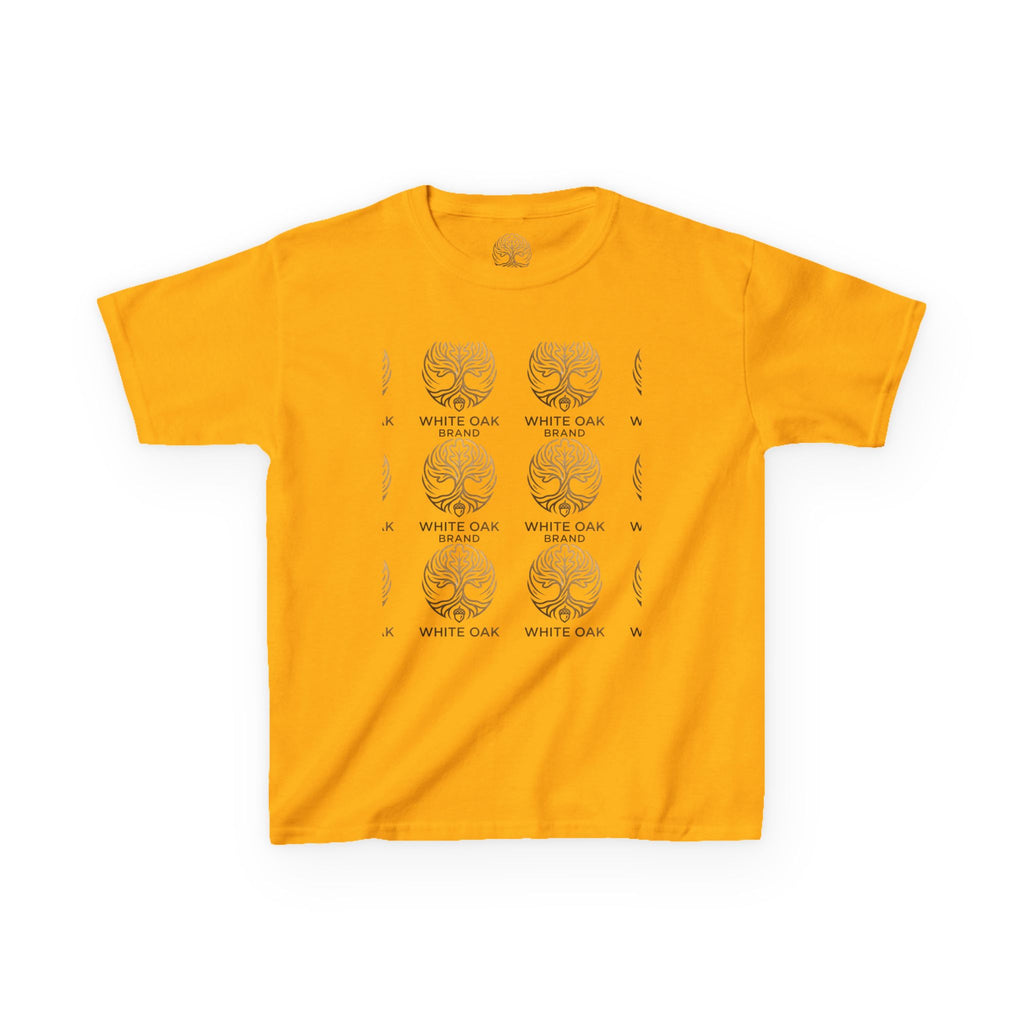 Kids White Oak Tree Tee – Vintage Botanical Tree Graphic Shirt