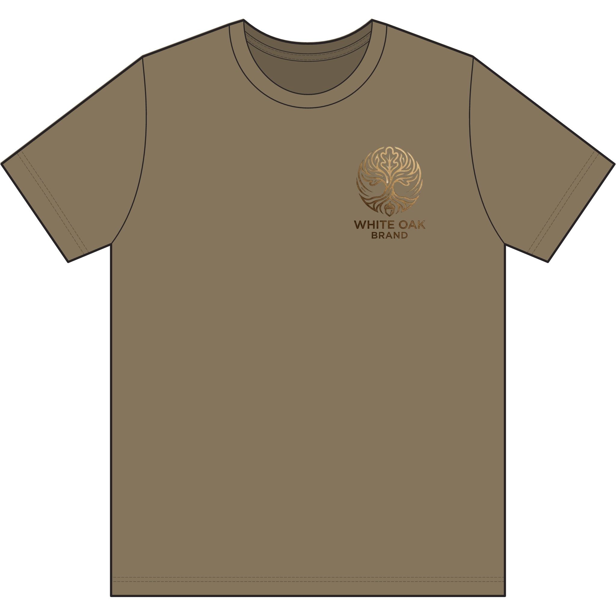White Oak Brand Camo Cotton Tee
