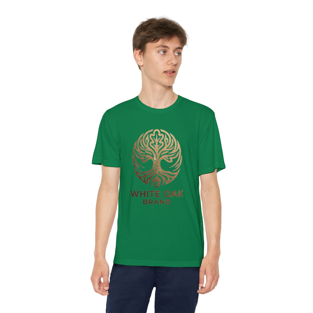 White Oak Brand Youth Tee — Tree Logo Athletic Shirt