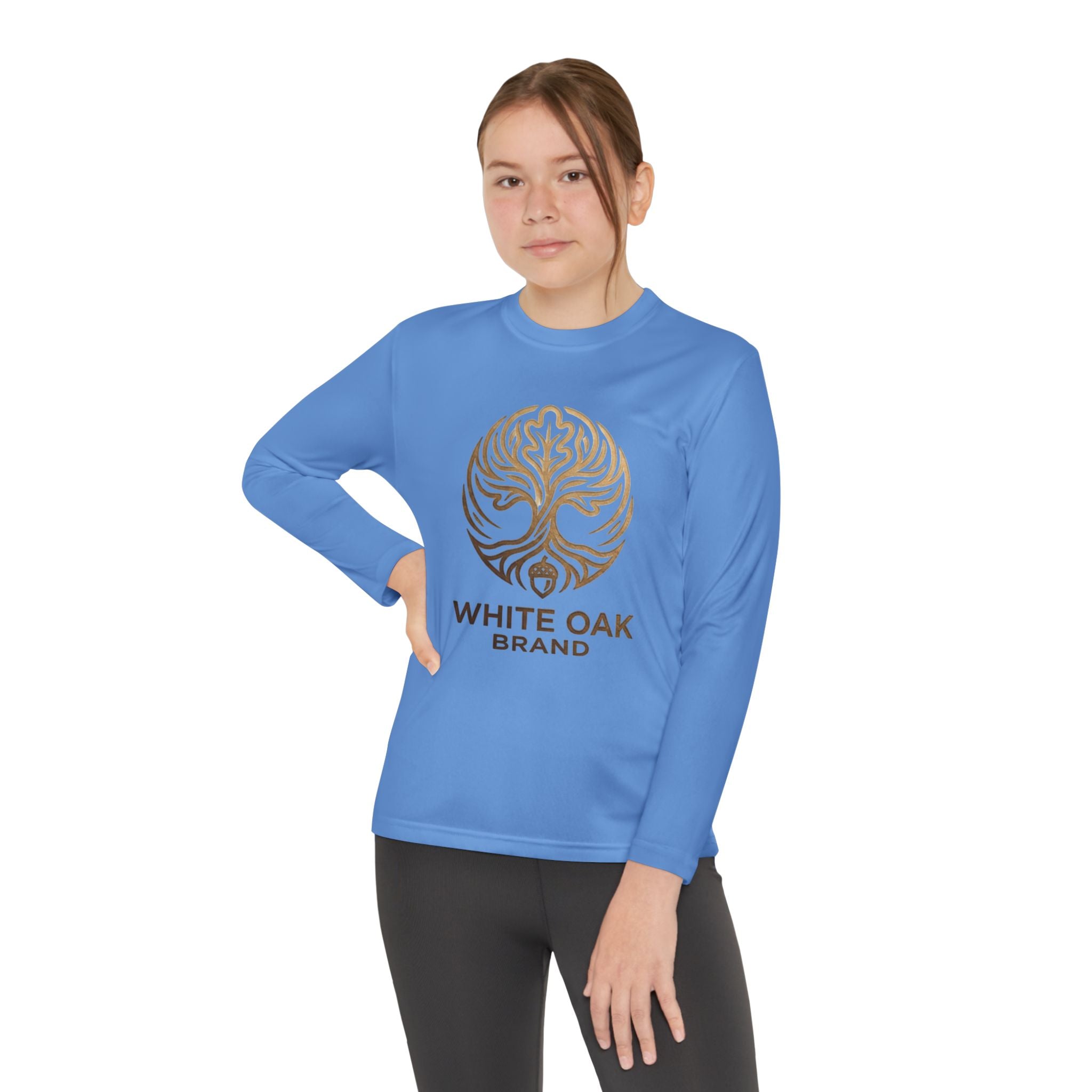 White Oak Logo Youth Long Sleeve Tee