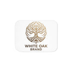 White Oak Logo Sherpa Blanket — Cozy Branded Throw for Home & Gifts