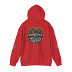 White Oak Brand Hoodie – Nature Logo Pullover with Scenic Back Emblem