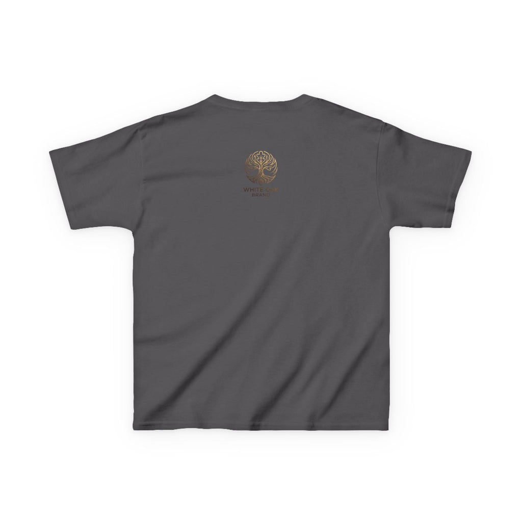 Kids White Oak Tree Tee – Vintage Botanical Tree Graphic Shirt