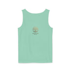 White Oak Brand Tank Top — Minimal Tree Logo Chest Print