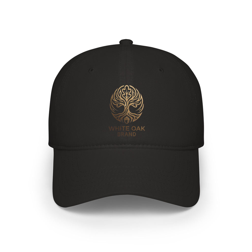 Embroidered White Oak Logo Baseball Cap
