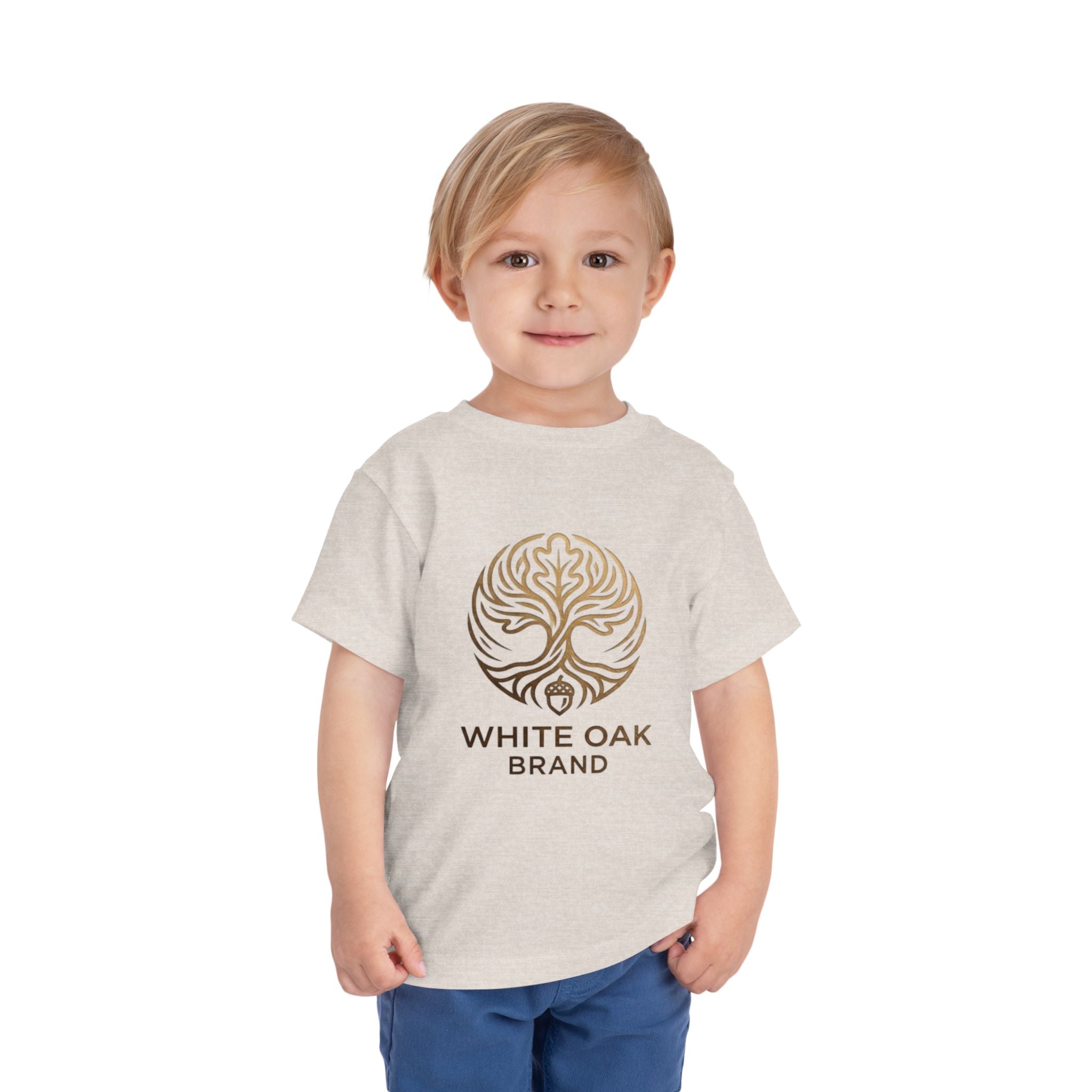 Toddler Tee — White Oak Brand Logo Kids' Short Sleeve Shirt