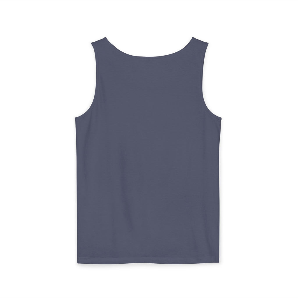 White Oak Brand Logo Tank Top — Minimal Tree Emblem Summer Tank