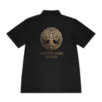 White Oak Brand Men's Polo — Embroidered Tree Logo Performance Shirt
