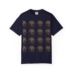 White Oak Brand Repeat Logo T-Shirt — Vintage Tree Skull Graphic Tee