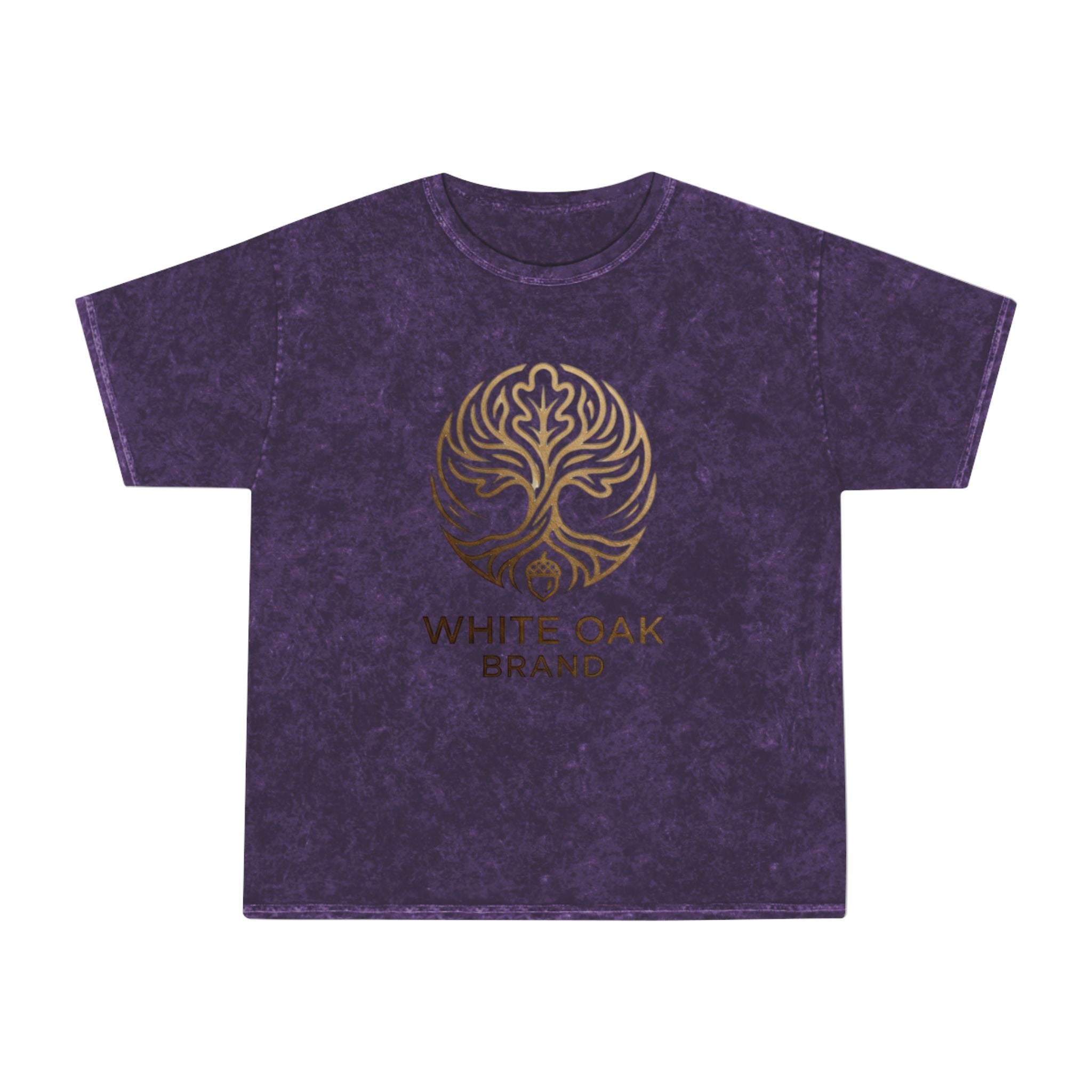 White Oak Brand Mineral-Wash Tee — Tree of Life Logo Shirt