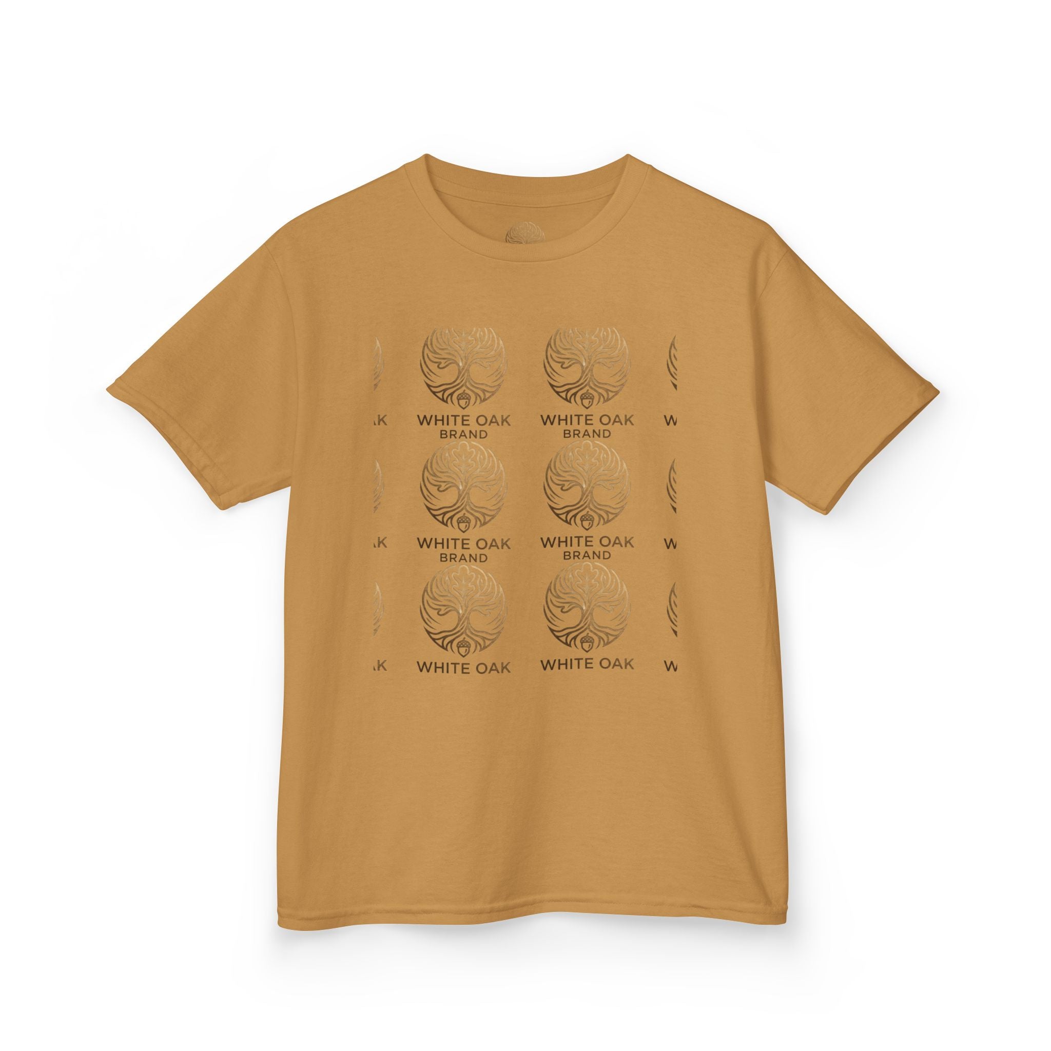 Kids White Oak Tree Tee – Vintage Botanical Tree Graphic Shirt