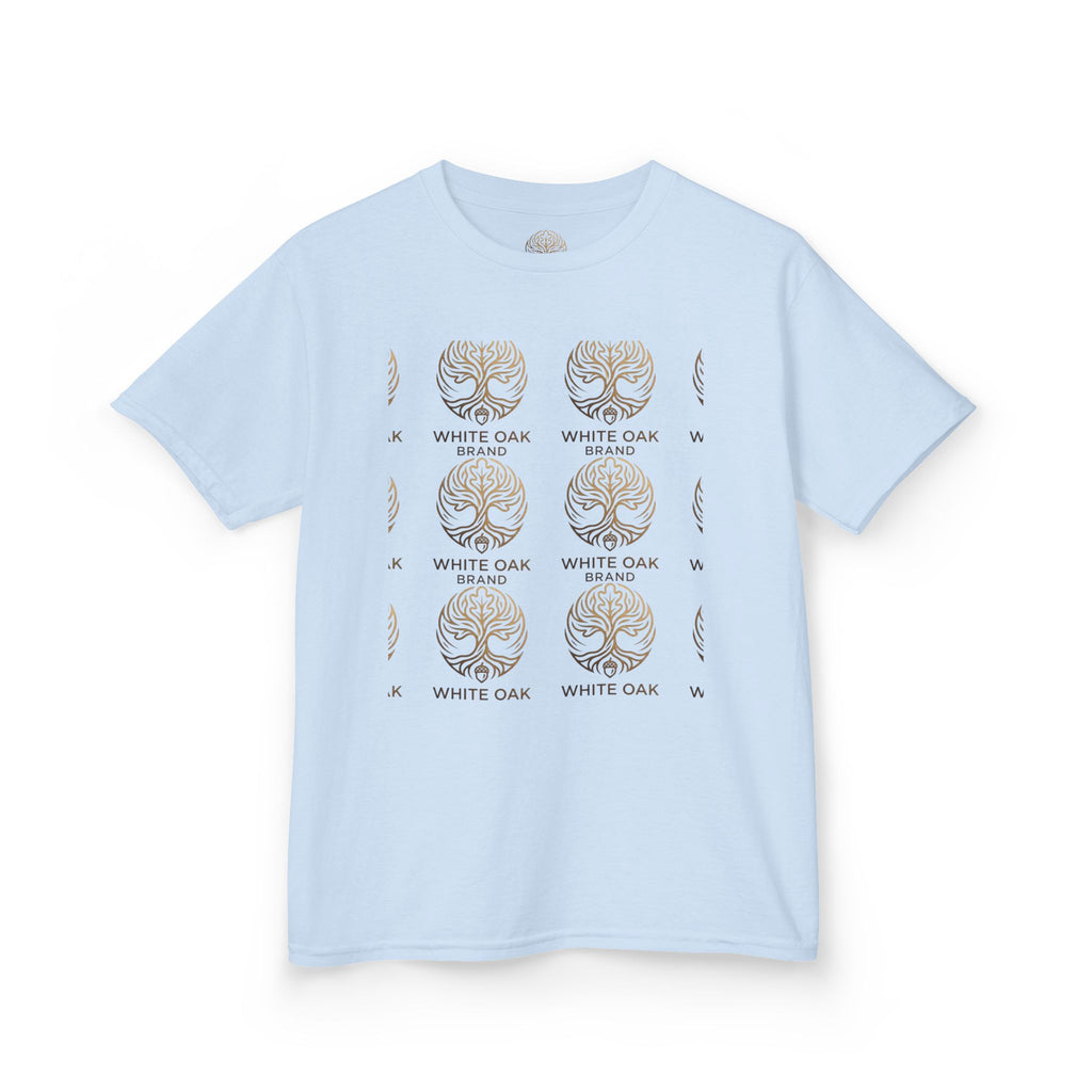 Kids White Oak Tree Tee – Vintage Botanical Tree Graphic Shirt