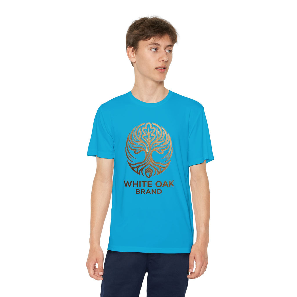 White Oak Brand Youth Tee — Tree Logo Athletic Shirt