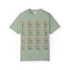 White Oak Brand Repeat Logo T-Shirt — Vintage Tree Skull Graphic Tee