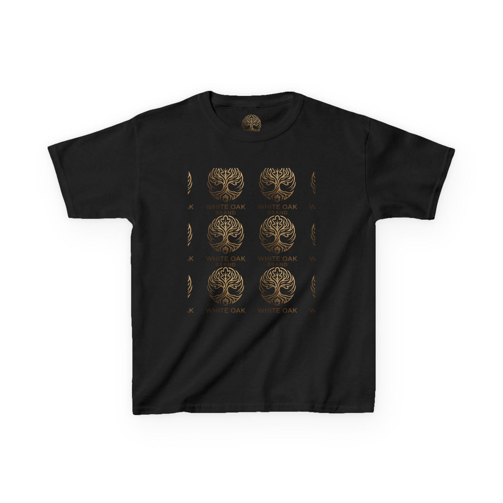 Kids White Oak Tree Tee – Vintage Botanical Tree Graphic Shirt
