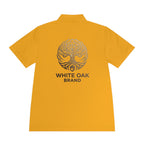 White Oak Brand Men's Polo — Embroidered Tree Logo Performance Shirt