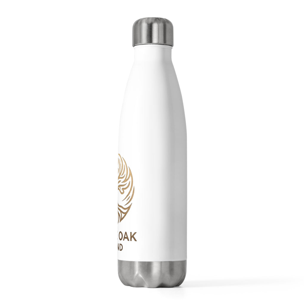 Insulated Bottle — White Oak Brand Gold Tree Logo 20oz Stainless Water Bottle