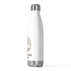 Insulated Bottle — White Oak Brand Gold Tree Logo 20oz Stainless Water Bottle