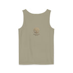 White Oak Brand Tank Top — Minimal Tree Logo Chest Print