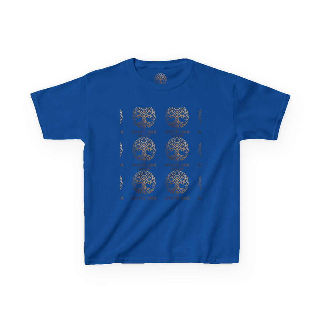 Kids White Oak Tree Tee – Vintage Botanical Tree Graphic Shirt