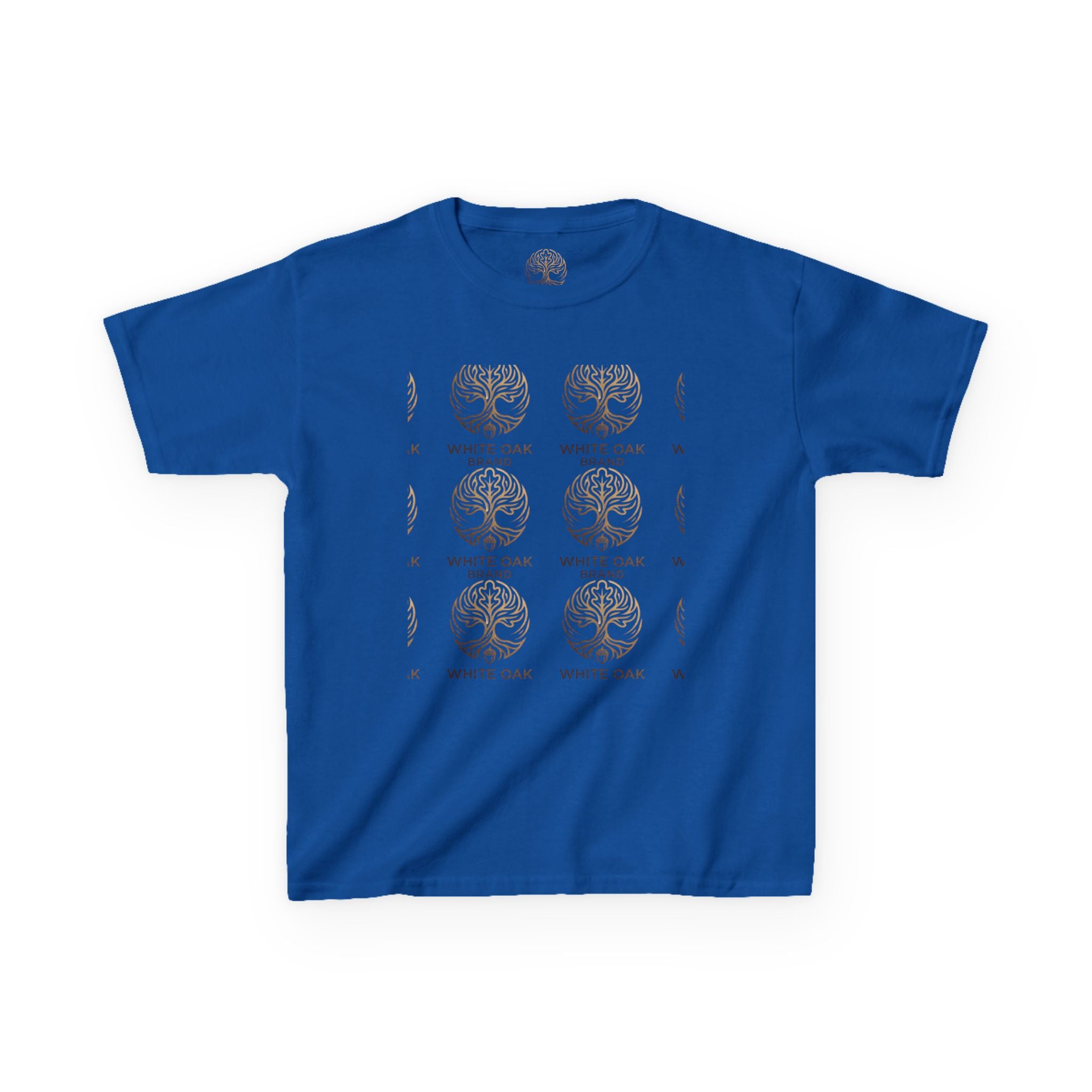 Kids White Oak Tree Tee – Vintage Botanical Tree Graphic Shirt
