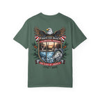 White Oak Brand Repeat Logo T-Shirt — Vintage Tree Skull Graphic Tee