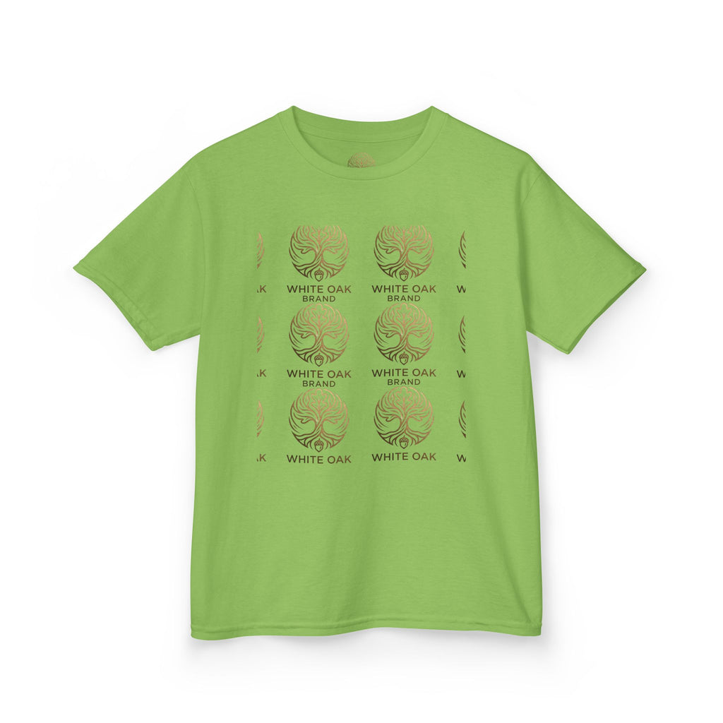 Kids White Oak Tree Tee – Vintage Botanical Tree Graphic Shirt