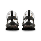 Men's Mesh Sneakers — Cream Zebra Print Athletic Shoes
