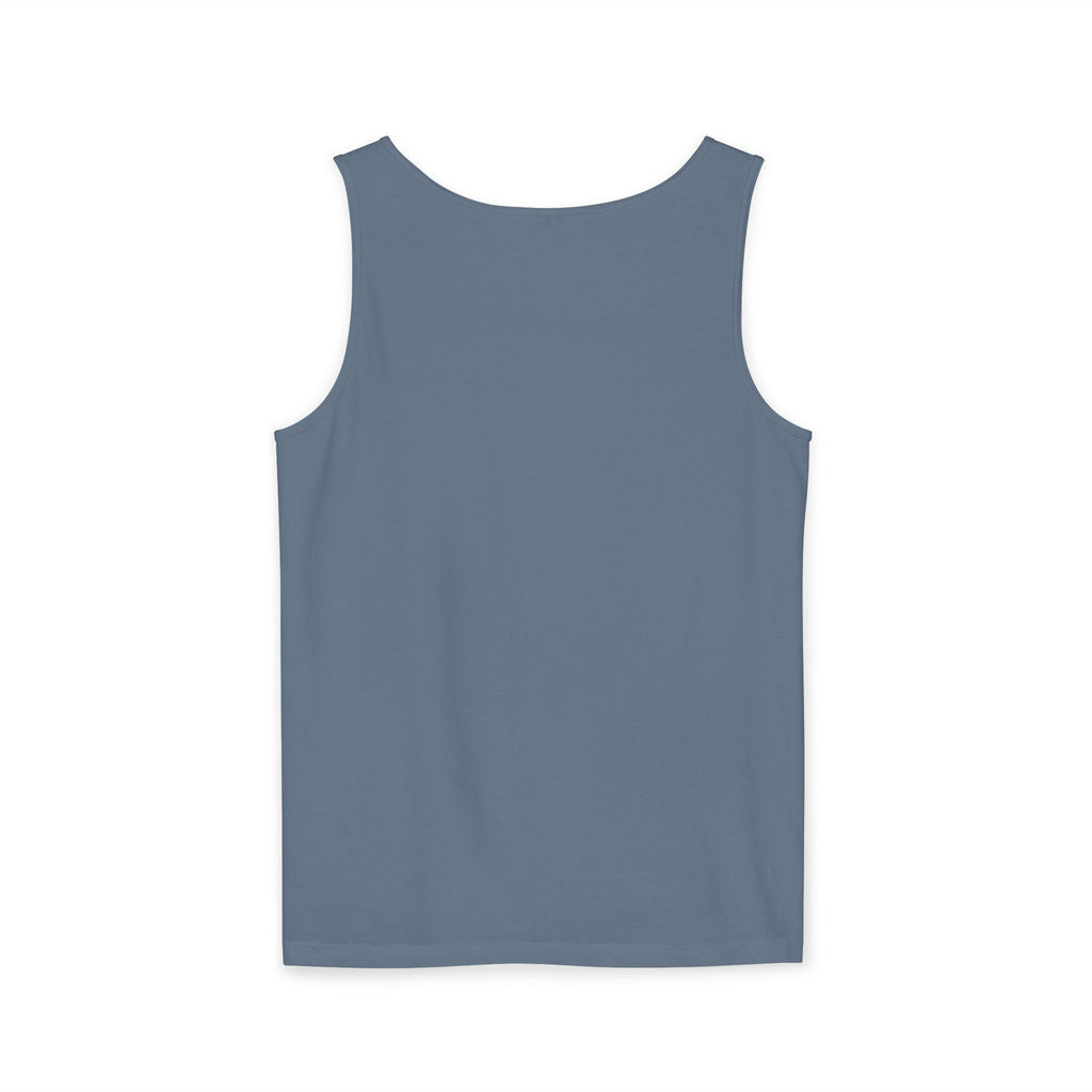 White Oak Brand Logo Tank Top — Minimal Tree Emblem Summer Tank