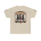 Kentucky Horse Team Graphic Tee — White Oak Bourbon Vintage-Style T-Shirt