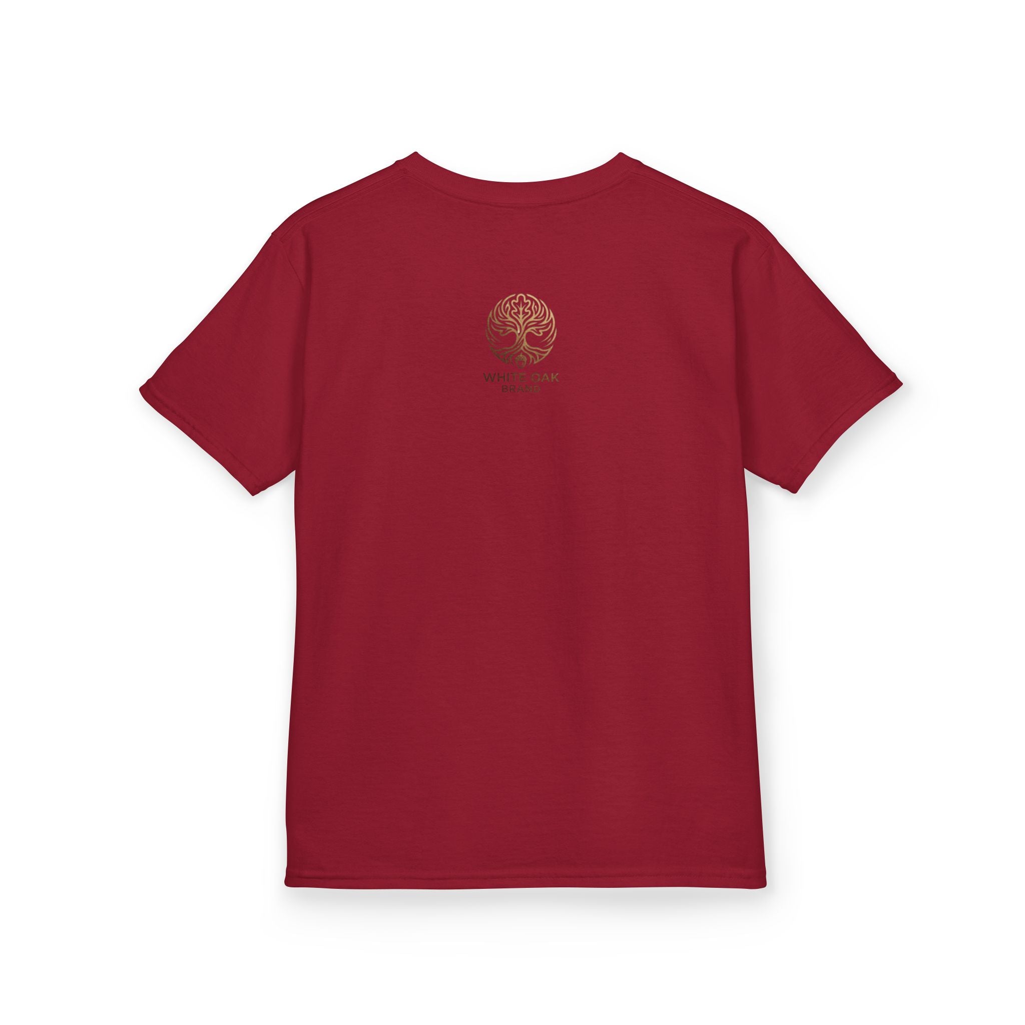 Kids White Oak Tree Tee – Vintage Botanical Tree Graphic Shirt