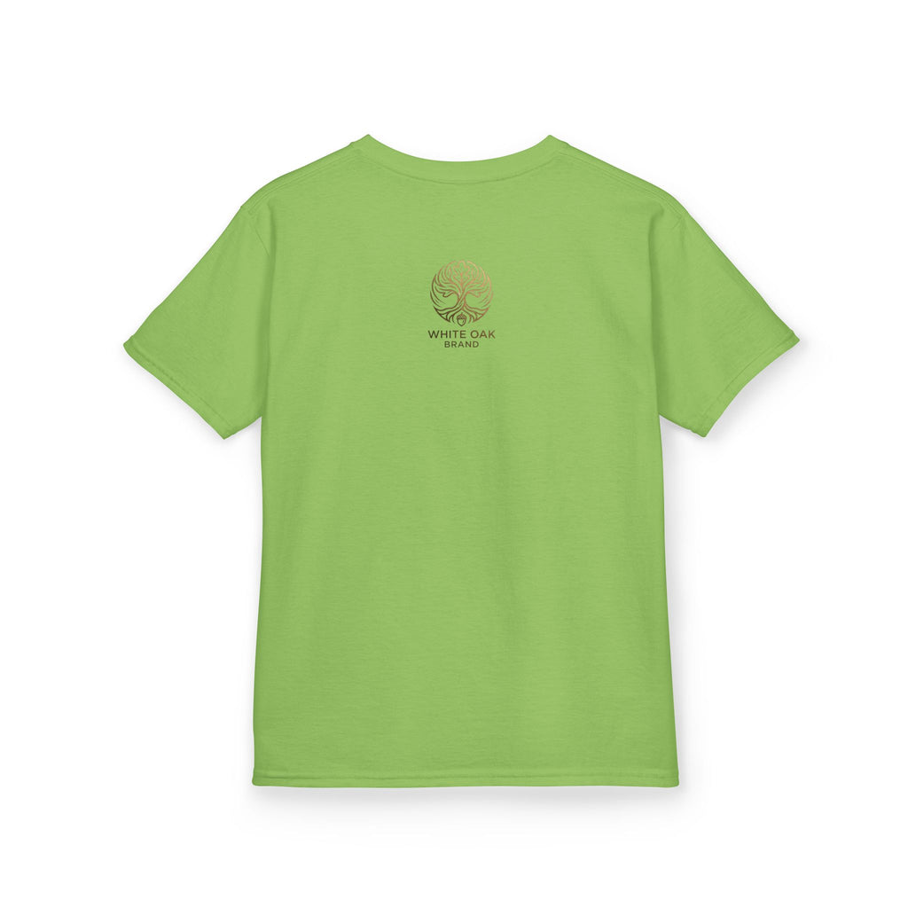 Kids White Oak Tree Tee – Vintage Botanical Tree Graphic Shirt