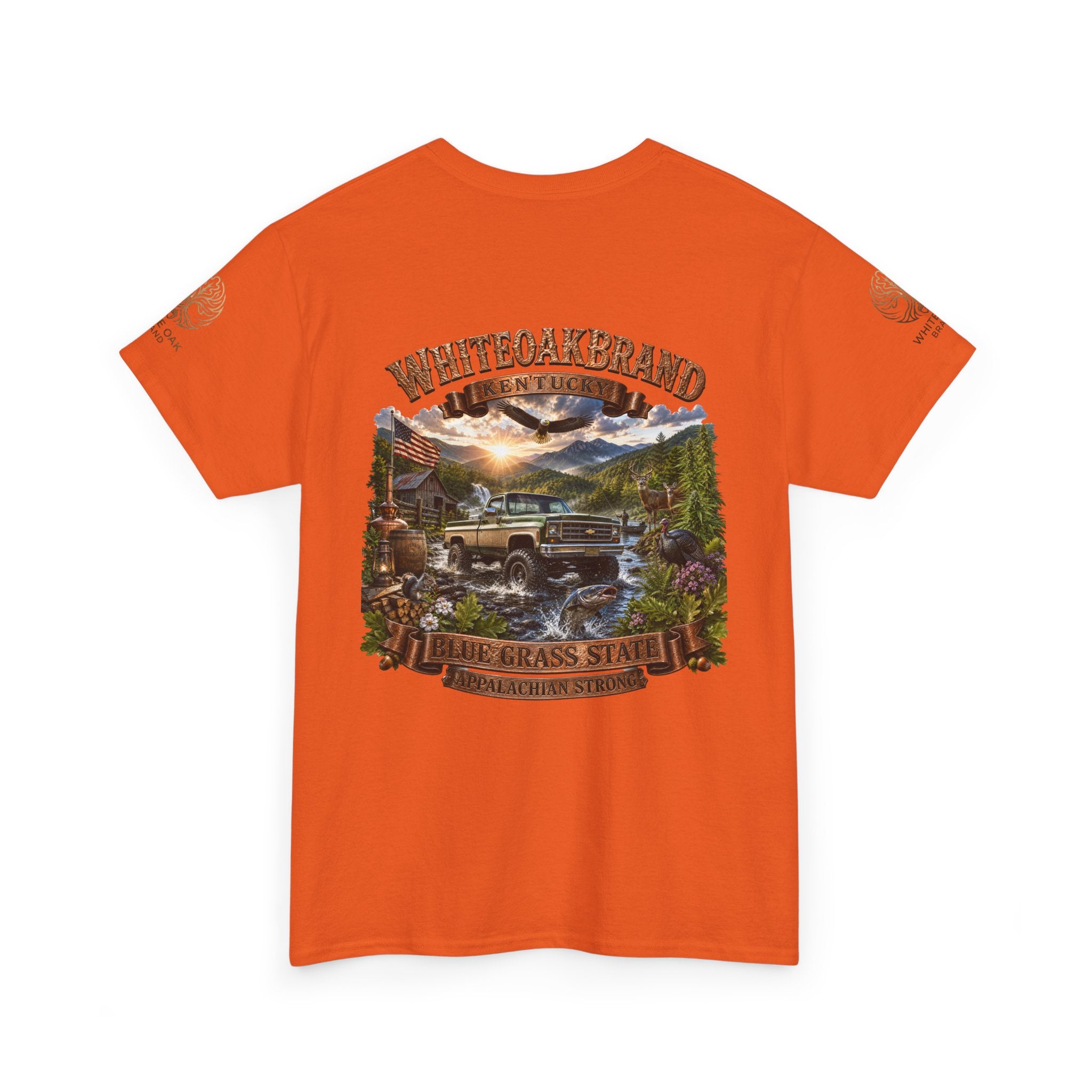 Vintage Off-Road Truck Tee — White Oak Brand "Bluegrass State" Graphic T-Shirt