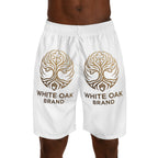 White Oak Brand Men's Logo Jogger Shorts — Athletic Tree Emblem