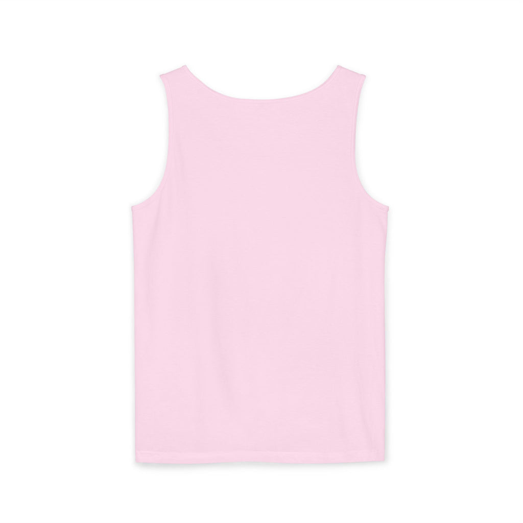White Oak Brand Logo Tank Top — Minimal Tree Emblem Summer Tank