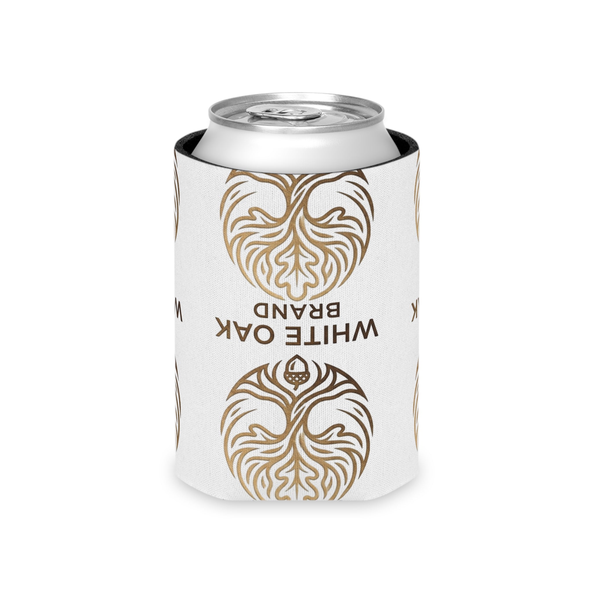 White Oak Brand Can Cooler – Branded Logo Beverage Koozie