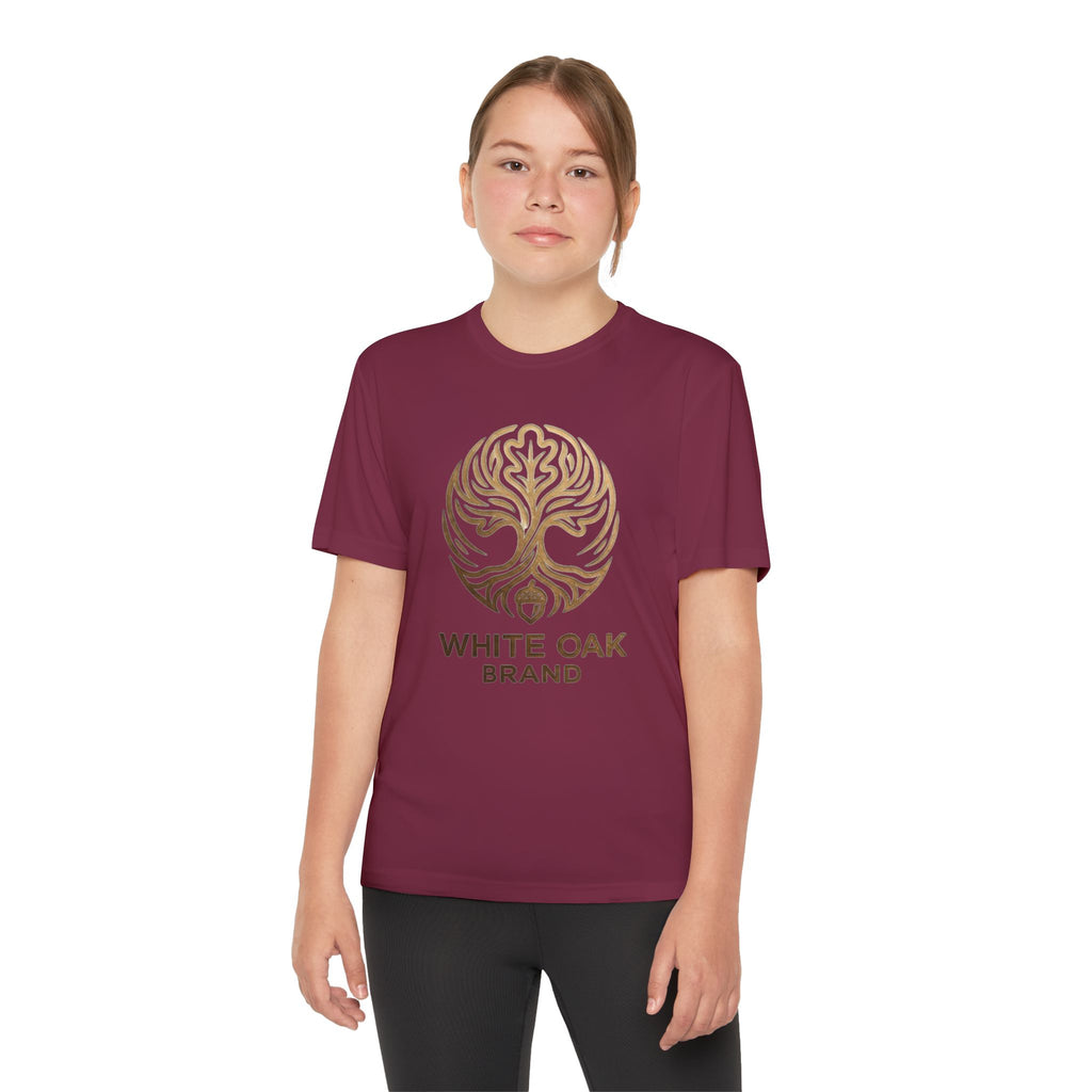 White Oak Brand Youth Tee — Tree Logo Athletic Shirt